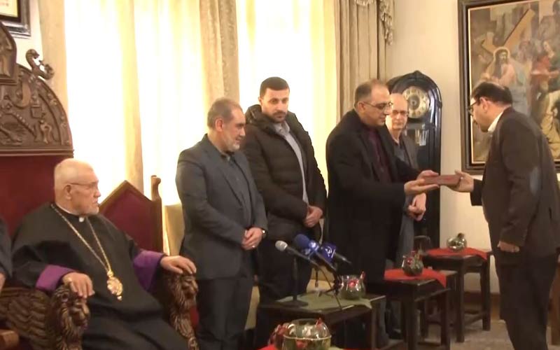 میز خدمت برای خانواده های شهدا، جانبازان و آزاده های بزرگوار جامعه ارامنه تهران