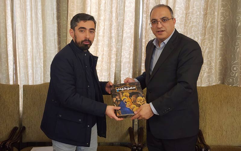 دیدار آرا شاوردیان با دبیرکل نهاد عمومی کتابخانه های کشور